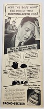 1937 Emerson's Bromo - Seltzer Original Print Ad Life Magazine 30's picture