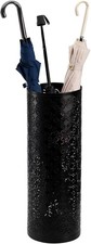 Hakaroa Metal Round Umbrella Stand, Freestanding Umbrella Holder, Black. picture