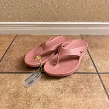 OOFOS OOriginal Unisex Sandals Spiced Chai Pink M13 W15 Recovery Flip Flops 1000 picture