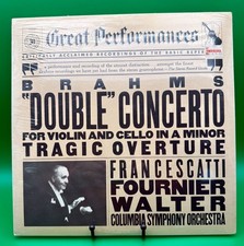 CBS Great Performances Brahms, Double Concerto MY37237  Vinyl LP Brand New 1981 picture