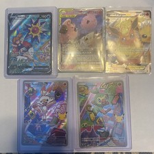 lot of 5 rare Pokémon cards picture