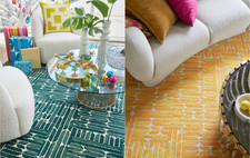 🔥BIG SALE 50%🔥FLOR Twin Palms Carpet Tiles 19.69
