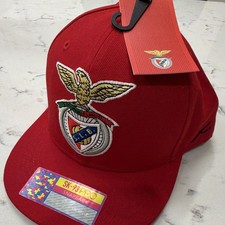 SL Benfica Liga Portugal Fi Collection Fitted Mens Size 7 Cap Hat Red NEW picture