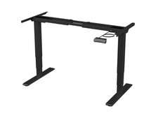 Monoprice Dual Motor 3-Stage Sit-Stand Desk, v2, Black, Height Adjustable Desk picture
