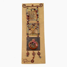 Ahuva Elany Israeli Handmade Copper Art Home Blessing Tree of Life Pomegranate picture