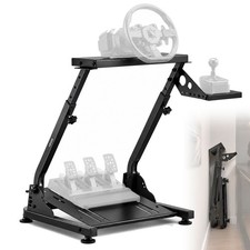 VEVOR Racing Wheel Stand Simulator Cockpit Foldable for Logitech G27 G920 G923 picture