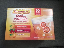 Emergen-C Vitamin C 1000mg Variety Mix Supplement - 90 Count Exp 10/2026. picture