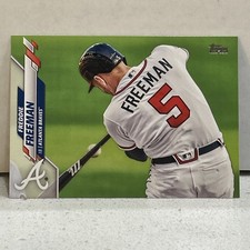 2020 Topps Series 2 Freddie Freeman Variation Batting SP #549 picture