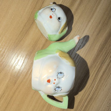 Nippon Kewpie Doll Face Style 2-Piece, No lid, No engravings, AS-IS picture