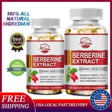 Premium Berberine HCL 1200mg High Potency Anti-inflammatory,Blood Sugar Support picture