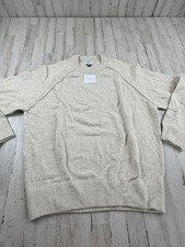 Women’s American Eagle Crew Neck Sweater Beige/Tan Size Large Super soft NWT picture