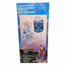 Rare Complete Hannah Montana 8pc Room Décor Set Delta Official 2008 HTF picture