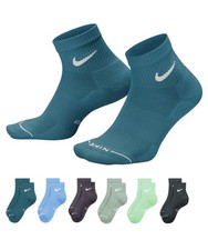 Nike Everyday Elevated Dri-FIT Ankle Socks 6 Pack Large L Men 9.5-12 HQ8031-911 picture