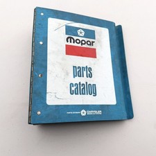 Mopar Parts Book Dodge Plymouth Catalog Empty Binder Catalog 67 68 69 70 71 72 picture