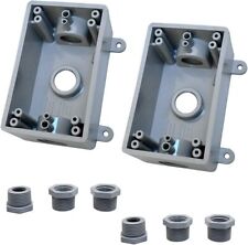 2PCS Single-Gang Electrical Box,Suitable 1/2-Inch or 3/4-Inch Electrical Conduit picture
