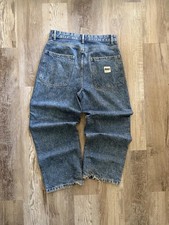 Baggy Bershka Jeans Size 30x30 Men's Blue Denim picture