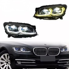 Headlights For BMW F01 F02 7 Series 2009-2015 Dual Color LED picture