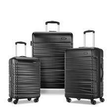 SAMSONITE EVOLVE SE HARDSIDE EXPANDABLE LUGGAGE SPINNERS 3PC SET CO/M/L - BLACK picture