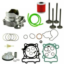 For 04-08 Kawasaki KX250F KXF250 Cylinder Jug Piston Gasket TopEnd Rebuild Valve picture