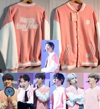 BTS Official Happy Ever After 4th Muster Baseball Jumper Bomber Jacket New NWT picture