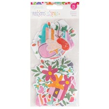 Shimelle REASONS TO SMILE (75pc) EPHEMERA DIE CUTS scrapbooking cardmaking picture