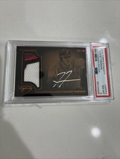 2014 Topps Dynasty Freddie Freeman Auto Patch # /10 - 1st Year Dyansty PSA 8 picture