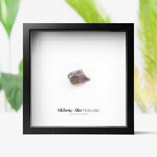 Sikhote-Alin Meteorite Real Space Meteor Box Frame Home Decor Interior Design picture