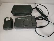 Vtg Agfa Compact Electronic Winder 35mm Point & Shoot Camera 39mm F2.8  picture