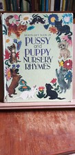 Vintage. Dean's Gift Book of Pussy and Puppy Nursery Rhymes. Hardcover 1972. picture