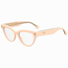 BRAND NEW FENDI CAT-EYE EYEGLASSES FRAME IN NUDE PINK- FF 0443 0807 picture