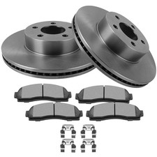 Front Disc Brake 2pcs Rotors 4pcs Pads Kit D833-7706 54097 picture