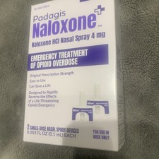  💊Nalaxone HCl Nasal Spray 4mg  (2 Single Doses) –  Exp 10/28 NEW   picture