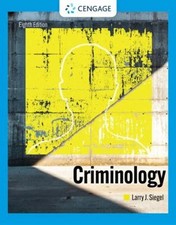 Criminology Paperback Larry Siegel picture