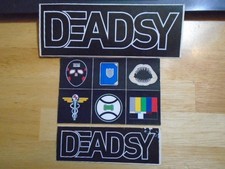RARE Deadsy 3x STICKER SET Phantasmagore ELIJAH BLUE ALLMAN orgy korn goth 2007 picture