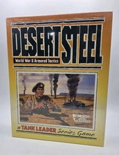 Vintage Sealed Desert Steel WWII Wargame West End Games WEG Tank Leader Series  picture