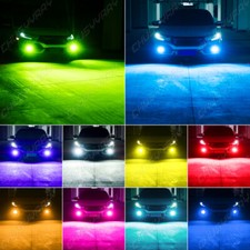 2Pcs Cool Multi-Color RGB Combo H11/H8 LED Fog Lights Wireless IR Remote Kit picture