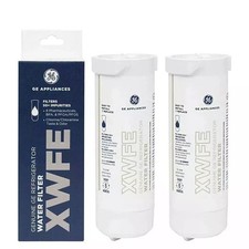 2 PACK GE XWFE Refrigerator Water Filter Replacment Without Chip picture