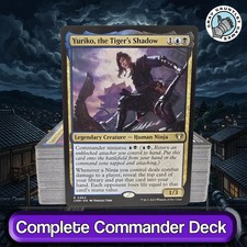 Yuriko, the Tiger's Shadow COMMANDER DECK Ninja Typal Drain MTG Custom Edh Magic picture