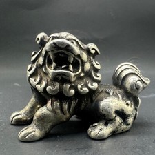 Very unique ancient Roman silver figure of a lion picture