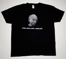 Vintage Curb Your Enthusiasm Larry David HBO Promo Pretty Good T-Shirt | XL picture