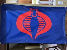 Cobra Commander 5ft GI Joe Flag picture