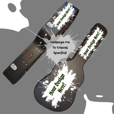Custom Hand Painted Acoustic Guitar Case YOUR DESIGN HERE Brand New Hard Shell picture