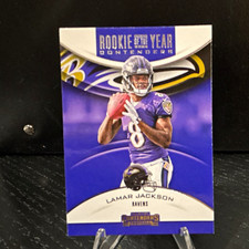 Panini 2018 Contenders Rookie of the Year Lamar Jackson RC RYA-LJ Ravens picture
