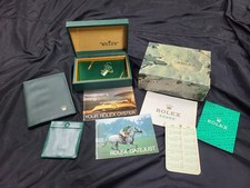 Rolex Datejust 16014 Vintage Box Set Outer Box Booklets Holder Pouch Tag 1984 picture