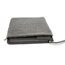 Outdoor Heated Cat Pad Replacement Cover - Soft Breathable Gray Fleece picture