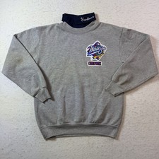 Vintage 1999 New York Yankees Majestic Turtleneck MLB World Series Sweatshirt M picture