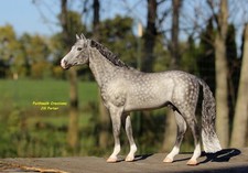 OOAK CM Breyer Traditional Warmblood Icodus Model Custom Dapple Grey Horse picture