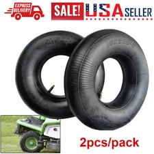 Pair of 15x6.00-6 Lawn Mower Tire Inner Tubes 15X6-6, 15X6x6, 15/6x6 TR13 Valve picture