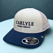 TravisMathew Carlyle Global Wealth 110 Flexfit Tech Mesh Snapback Hat NWT Golf picture