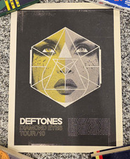 AUTHENTIC Deftones Diamond Eyes 2010 Tour Poster 24x18 Unframed picture
